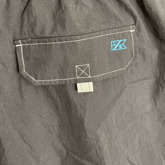 NEW Men's Cutter & Buck Black Swim Trunks 3XB / 3TG w/ Waterproof Phone Bag - Picture 4 of 7